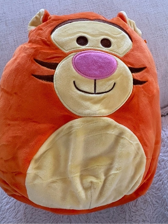 Squishmallows Other - Squishmallows Orange Plush with Cream Face and Pink Nose Tiger